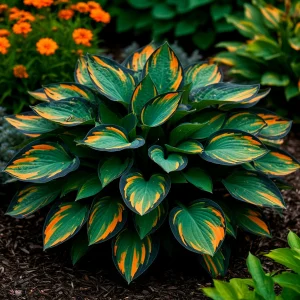 Хоста Бархатный Полог купить по цене от 560р. в интернет-магазине «Посадика» с доставкой почтой в в Пролетарске и по всей России – [изображение №1].