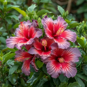 Гибискус Кримсон Флейм купить по цене от 479р. в интернет-магазине «Посадика» с доставкой почтой в в Пролетарске и по всей России – [изображение №1].